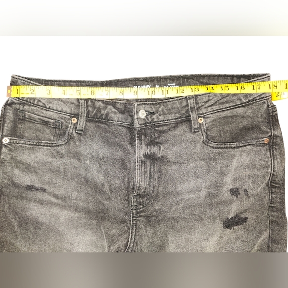 Old Navy OG Loose Size 16 Gray/Black Denim Shorts - Picture 5 of 9